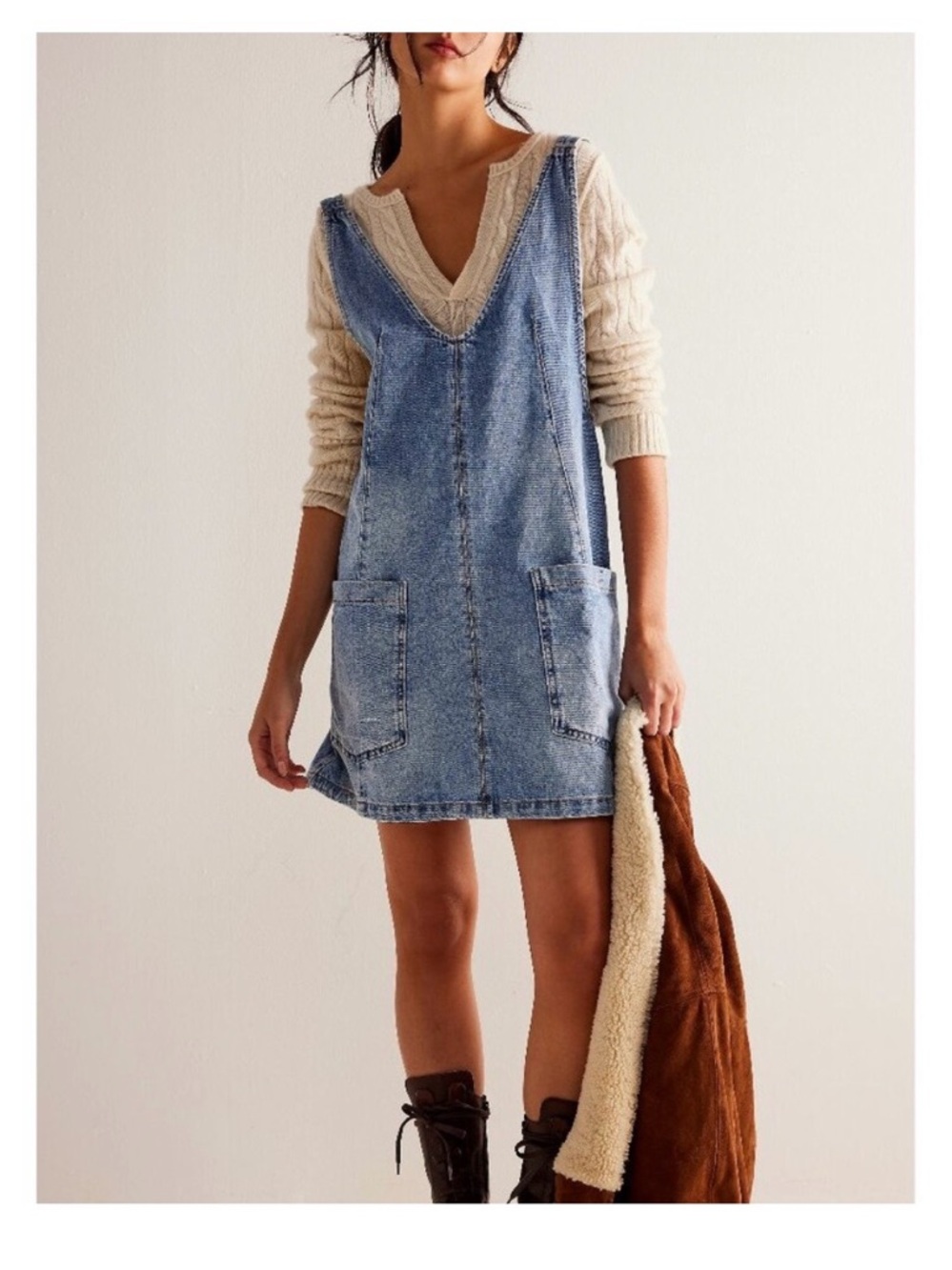 NWT Free People High Roller Skirtall- Heart Strings- XS, S, M